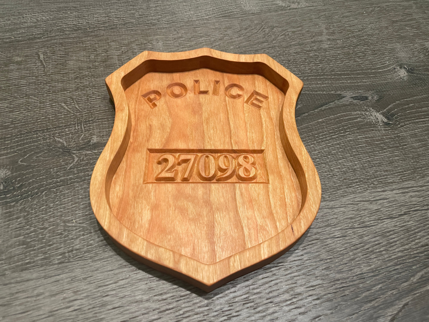 Police Badge Catch All Tray