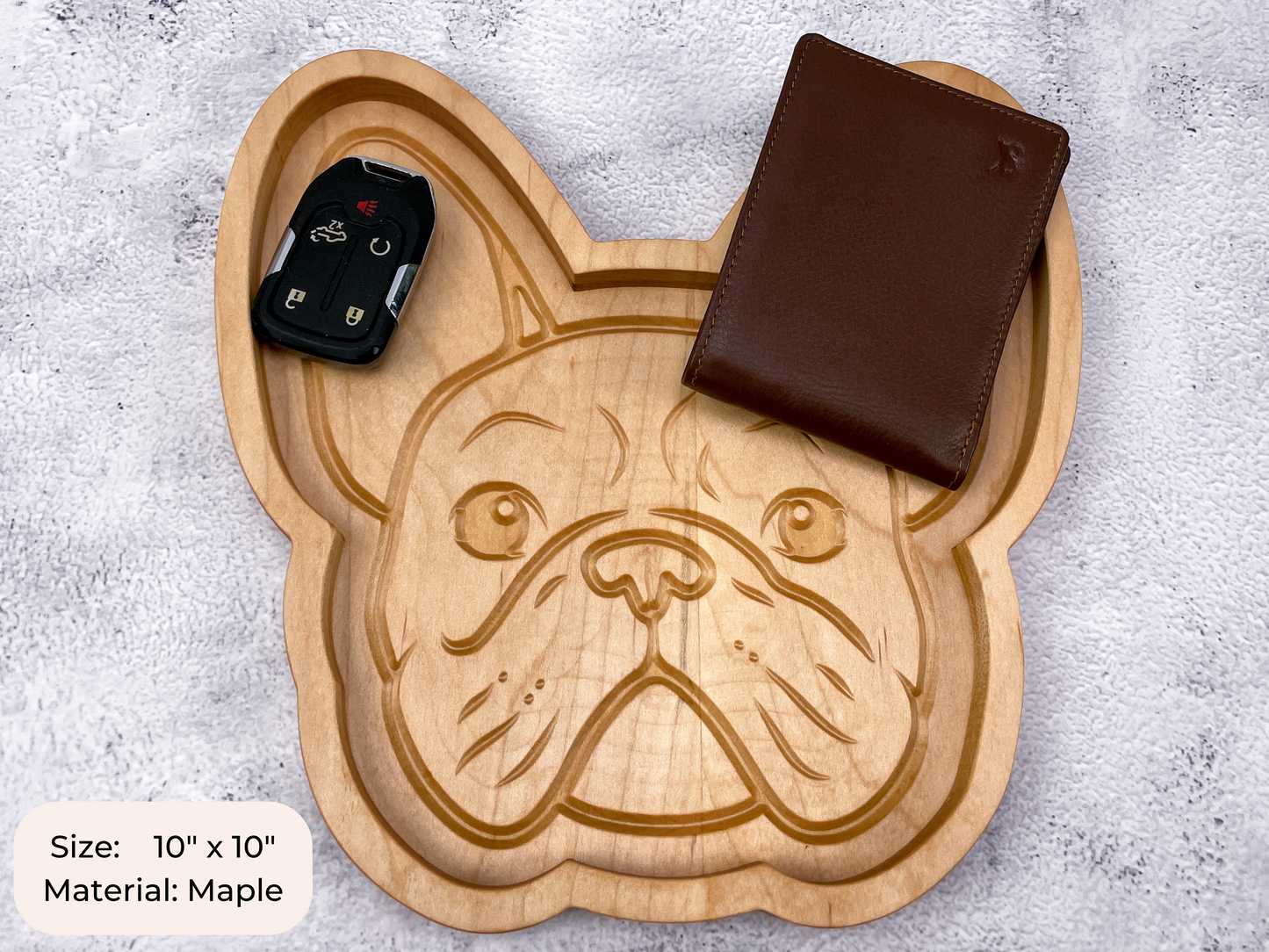 Frenchie Catch All Tray