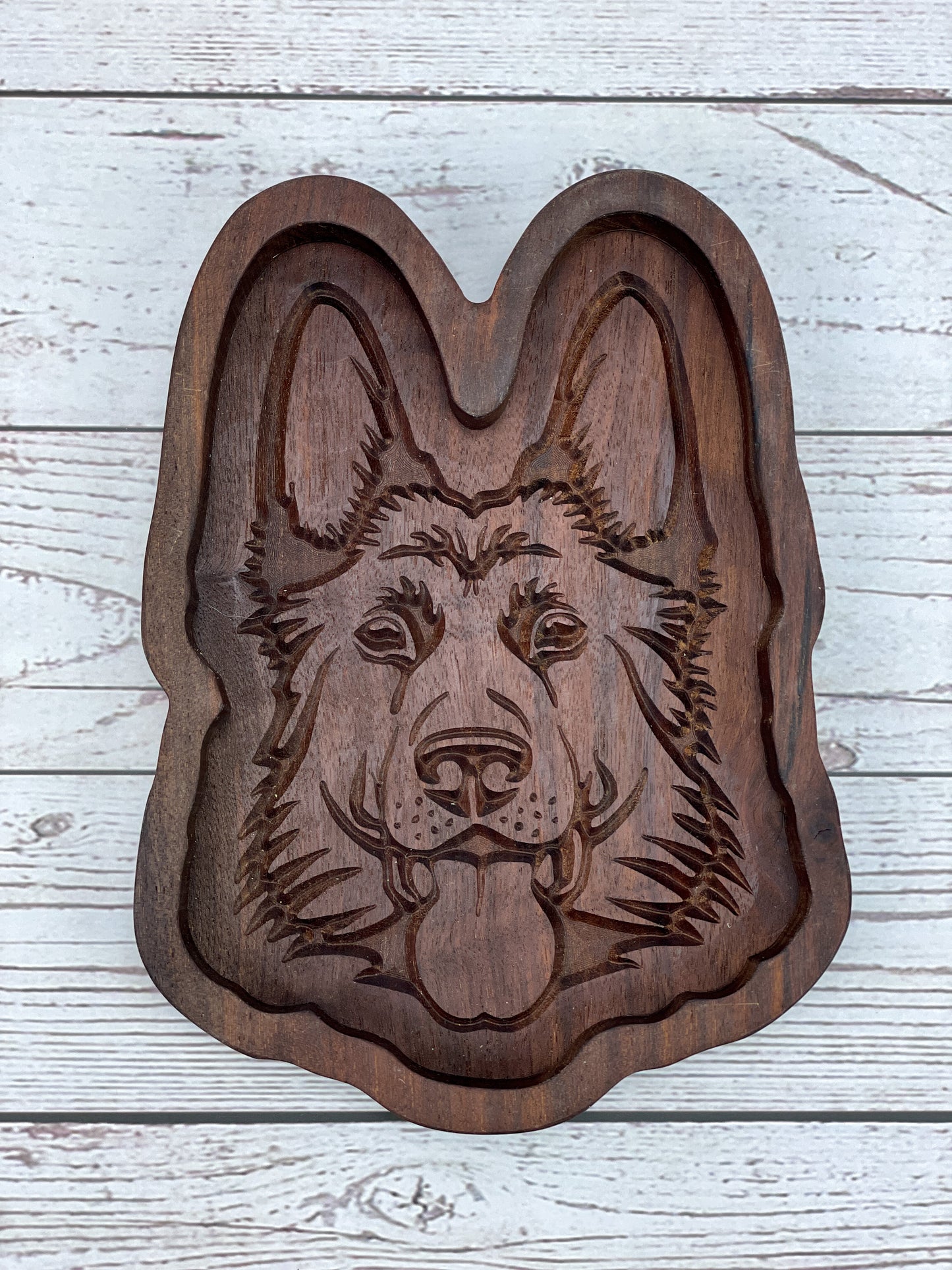 German Shepherd Terrier Catch All Tray