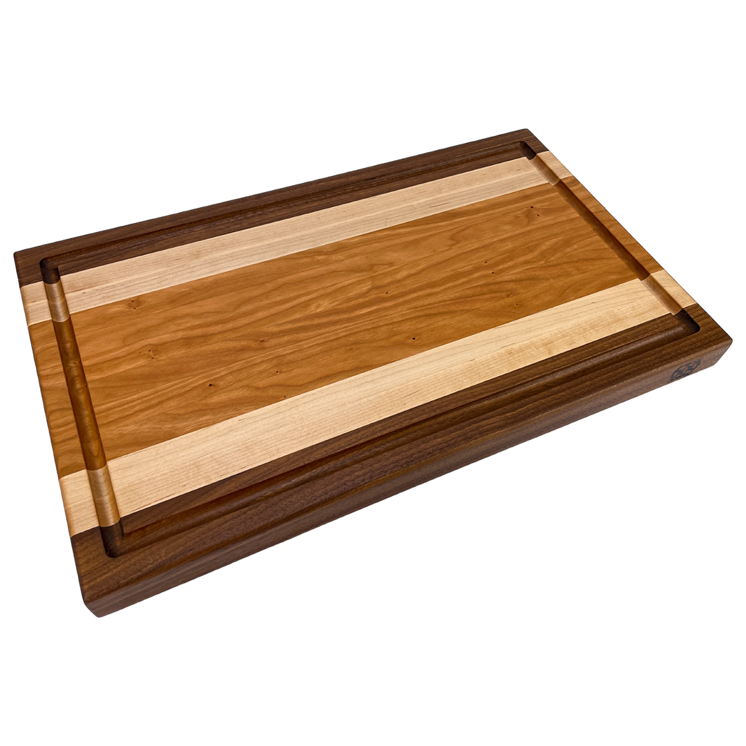 Cherry, Walnut and Maple - Cutting Board (Signature Series)
