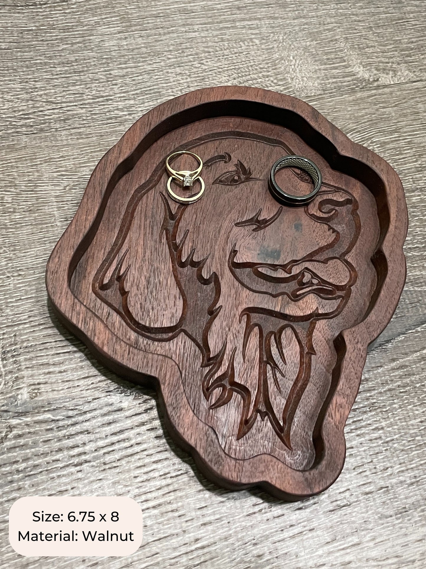 Golden Retriever Catch All Tray