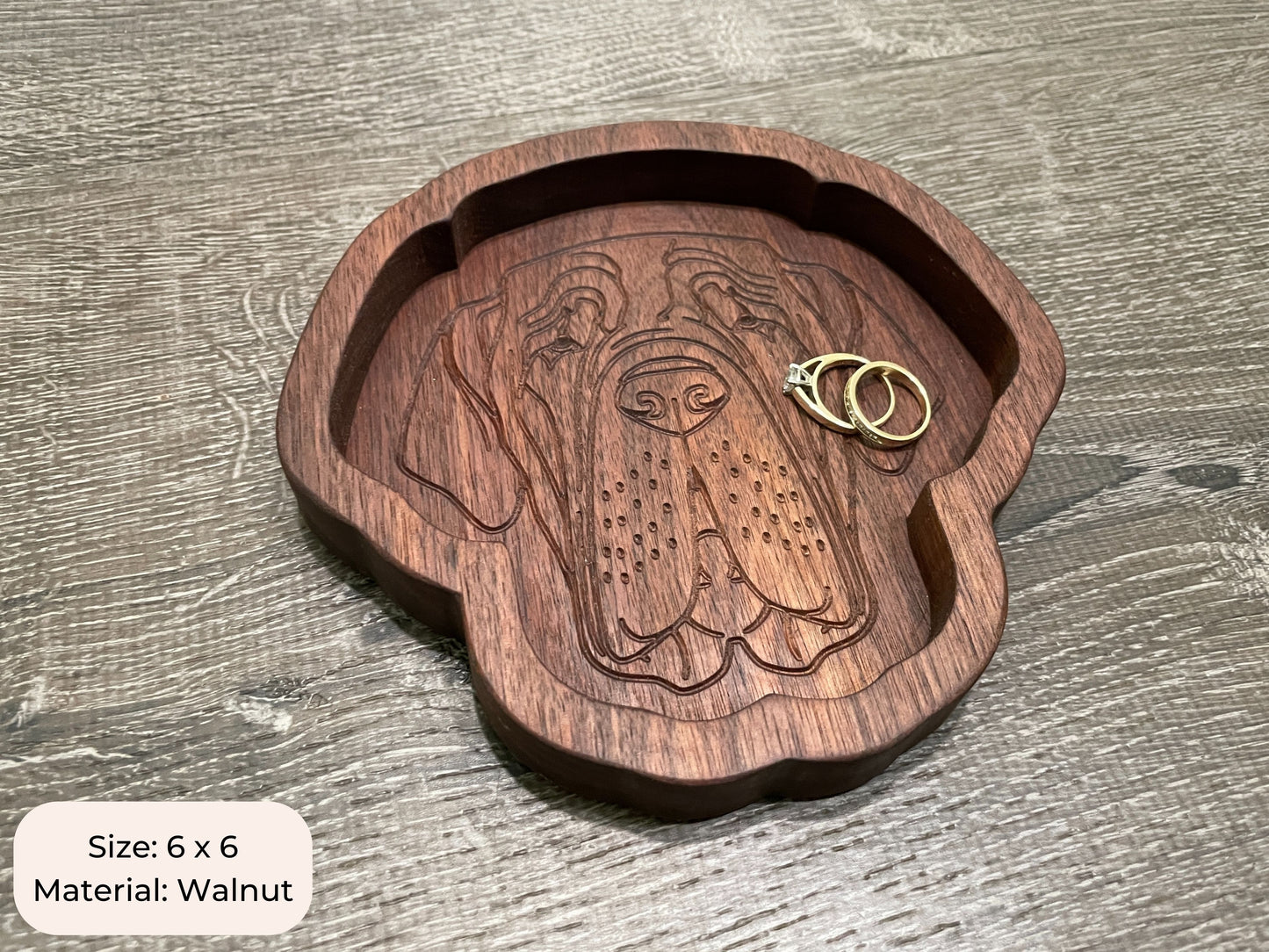Neapolitan Mastiff Catch All Tray
