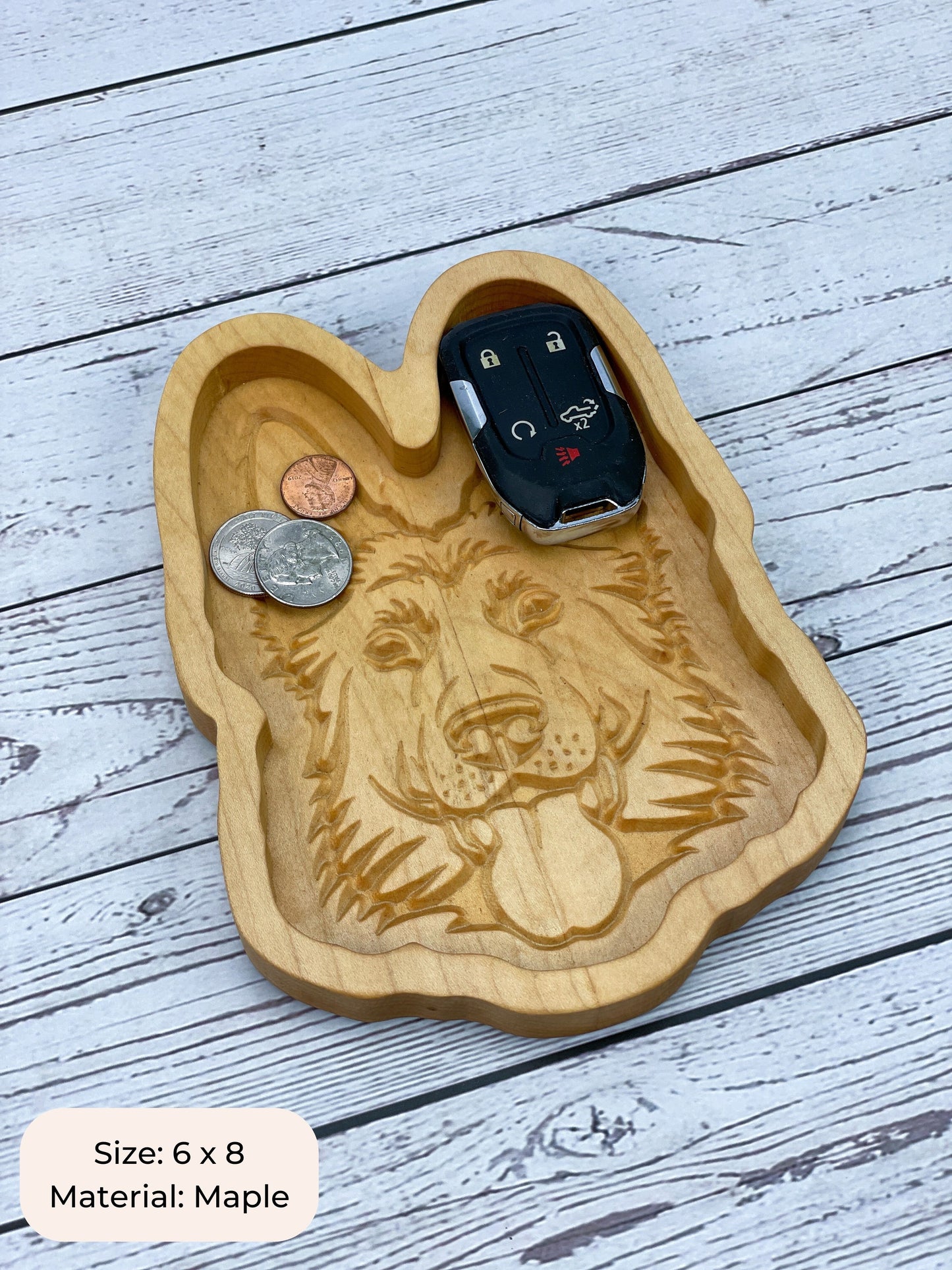 German Shepherd Terrier Catch All Tray