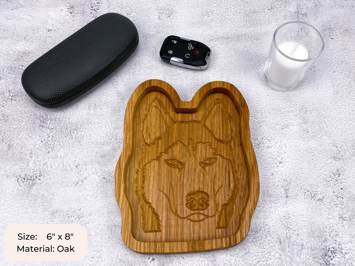 Siberian Husky Terrier Catch All Tray