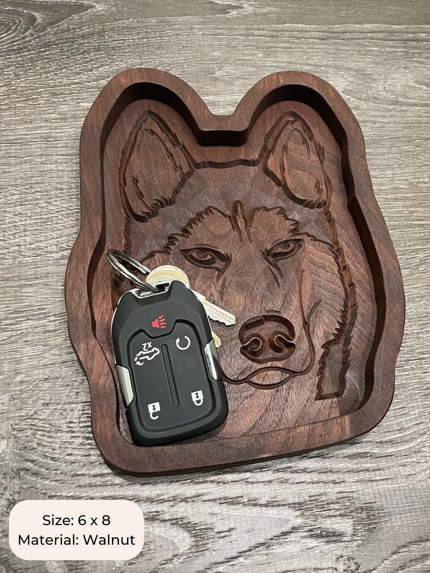 Siberian Husky Terrier Catch All Tray