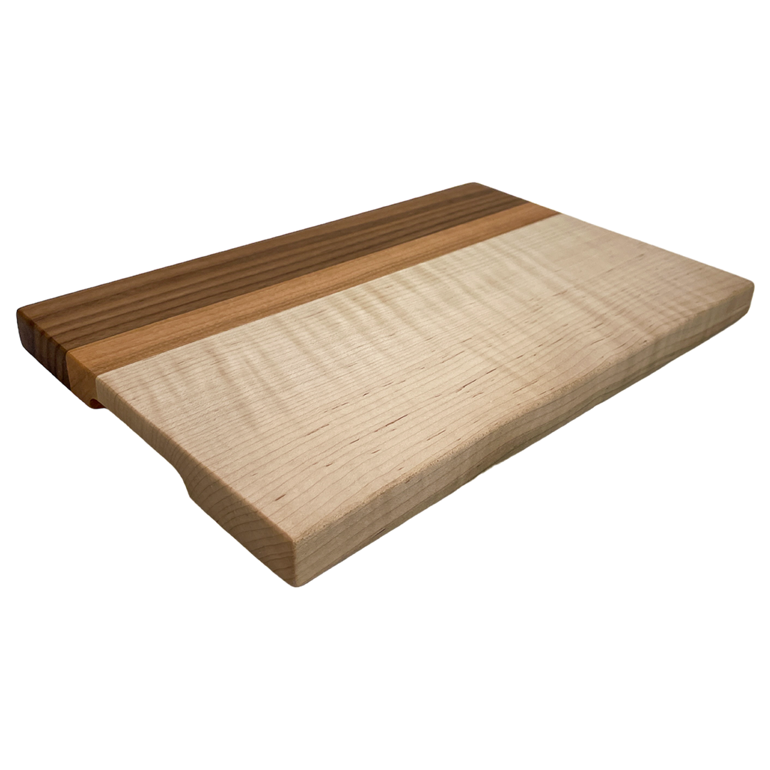 Curly Maple, Walnut, Cherry - Cutting Board (Everyday Series)