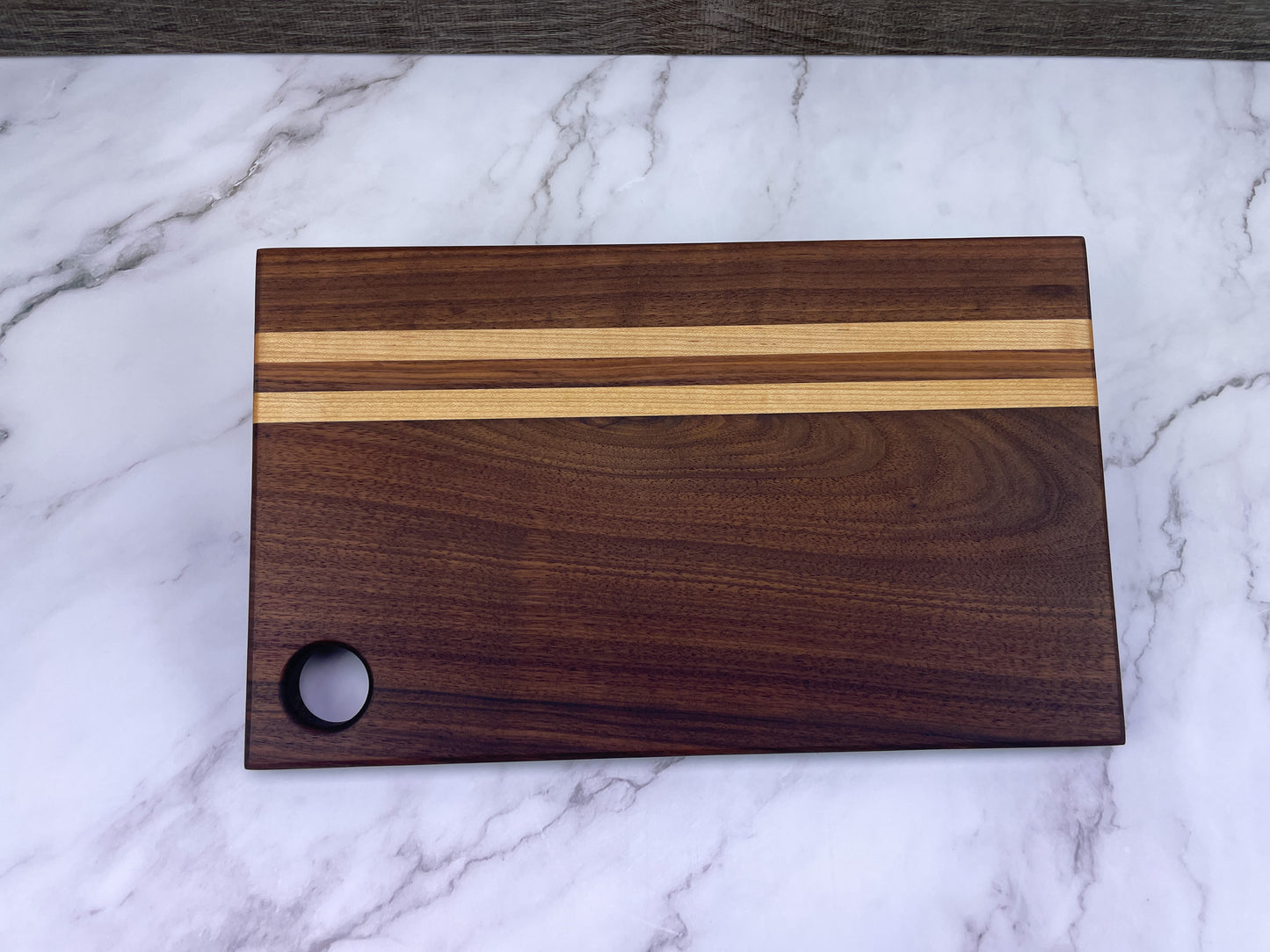 Modern Walnut and Maple Charcuterie Tray