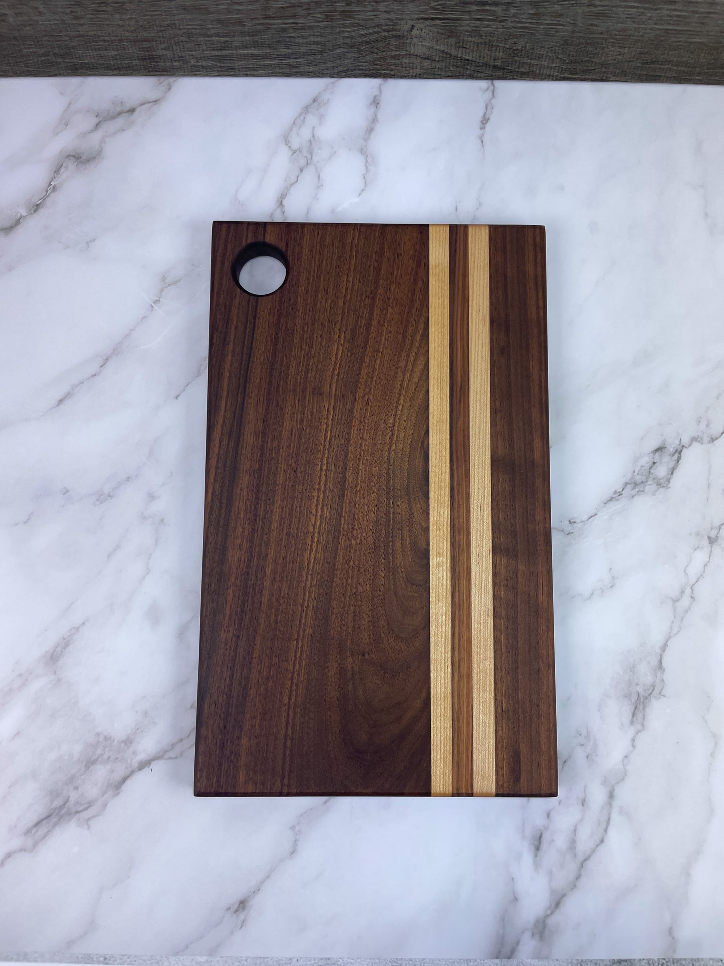 Modern Walnut and Maple Charcuterie Tray