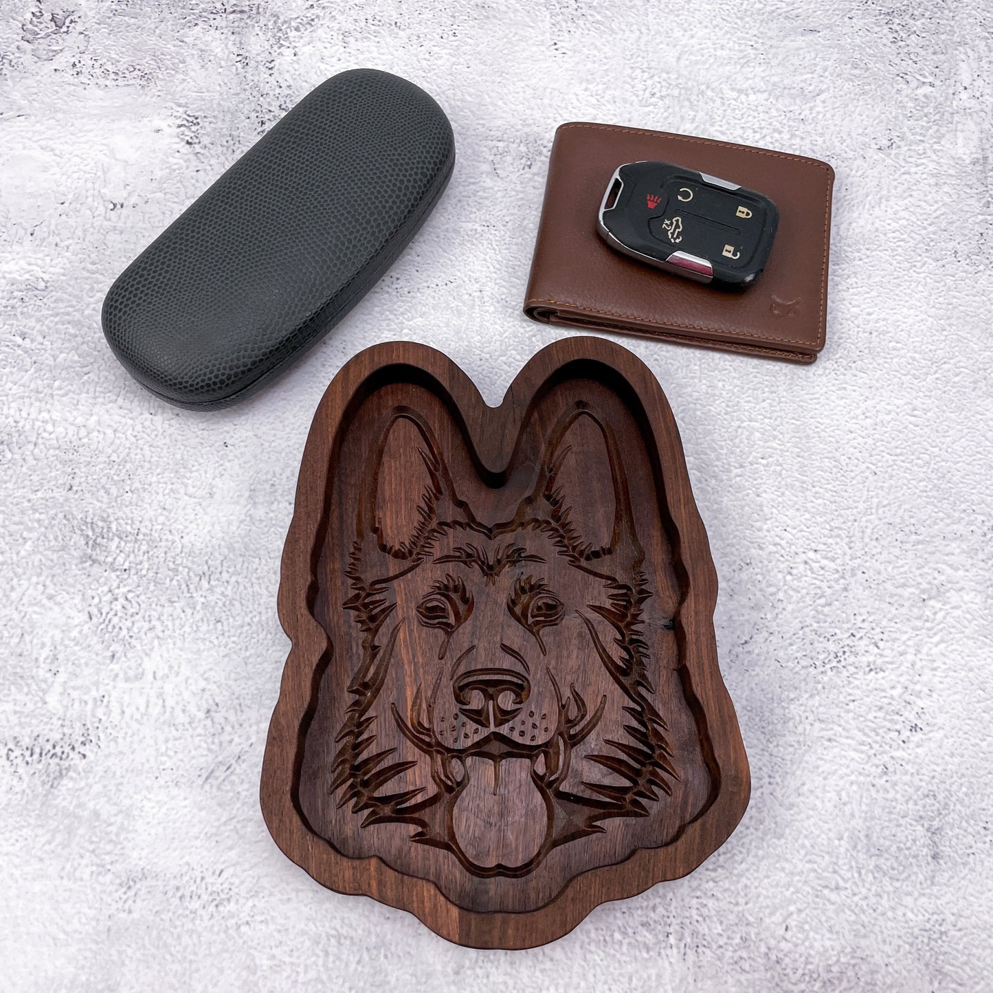 German Shepherd Terrier Catch All Tray