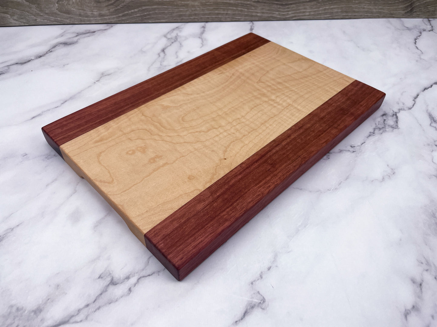 Curly Maple, Purpleheart - Cutting Board (Everyday Series)