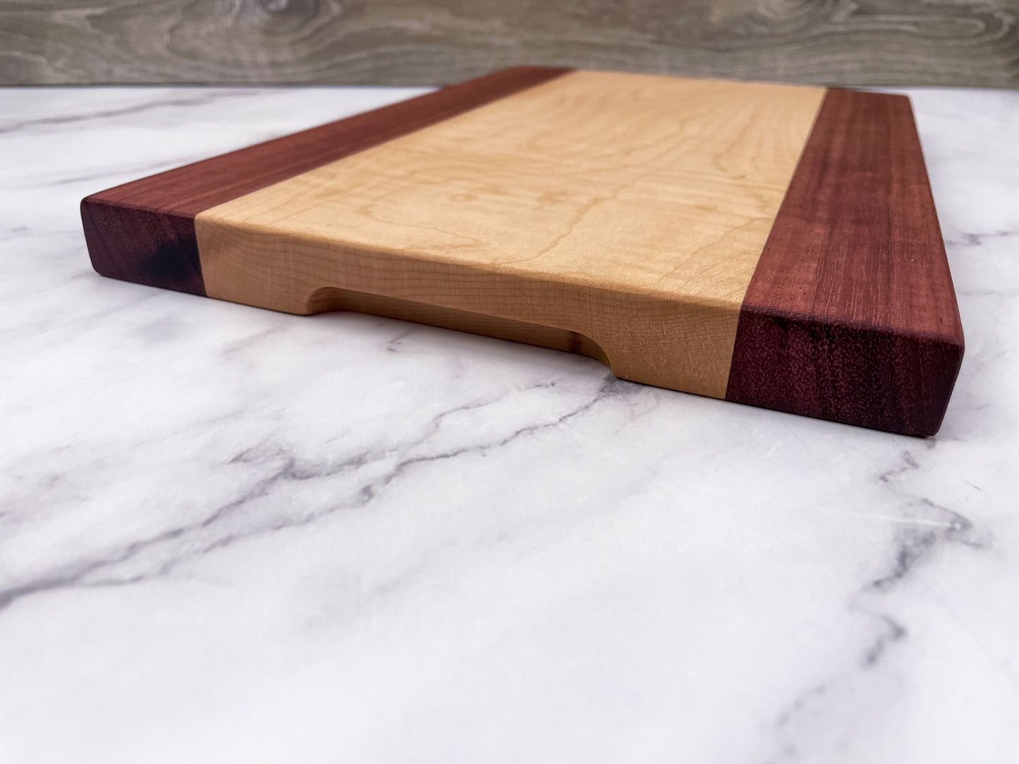 Curly Maple, Purpleheart - Cutting Board (Everyday Series)