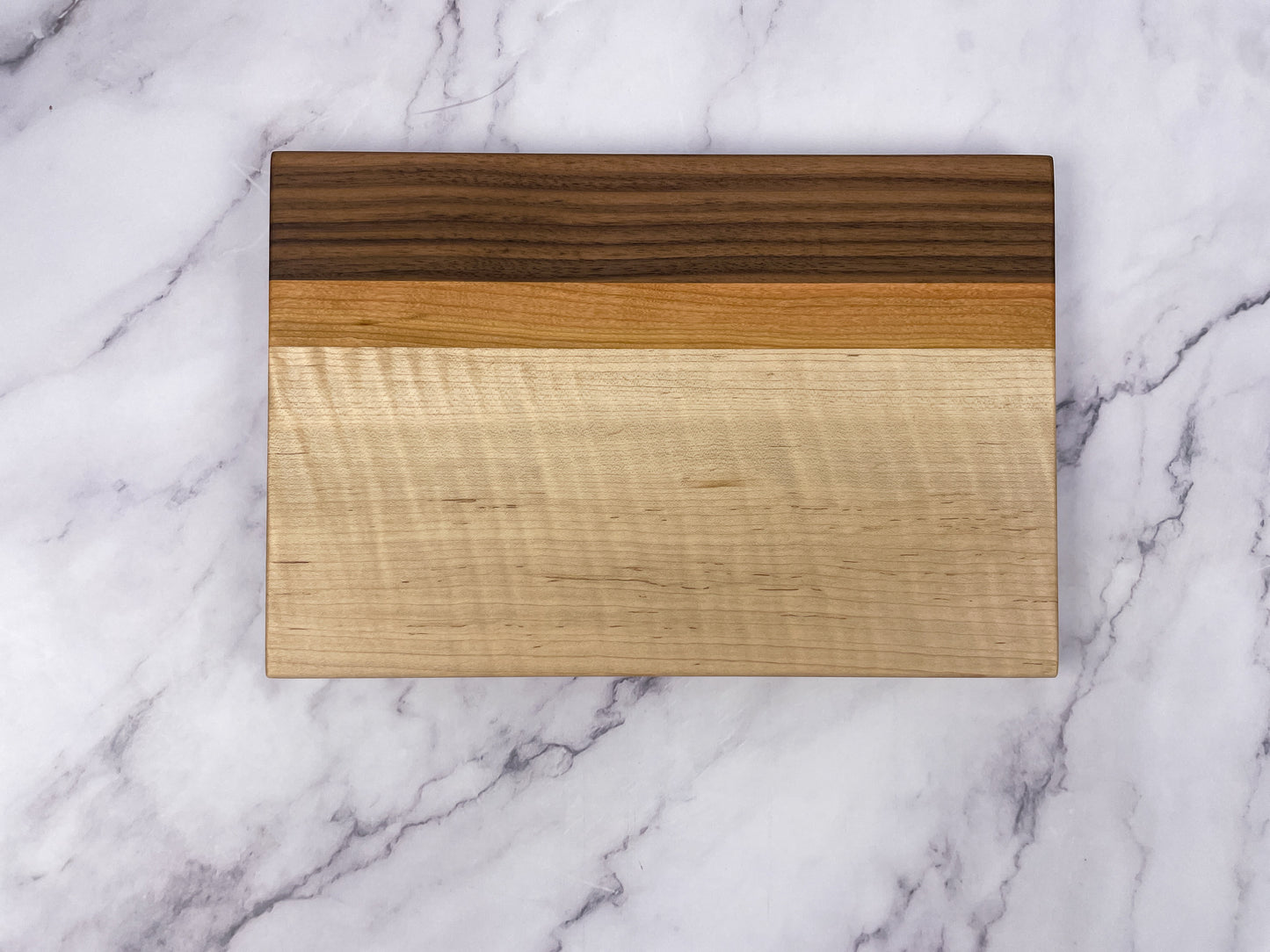 Curly Maple, Walnut, Cherry - Cutting Board (Everyday Series)