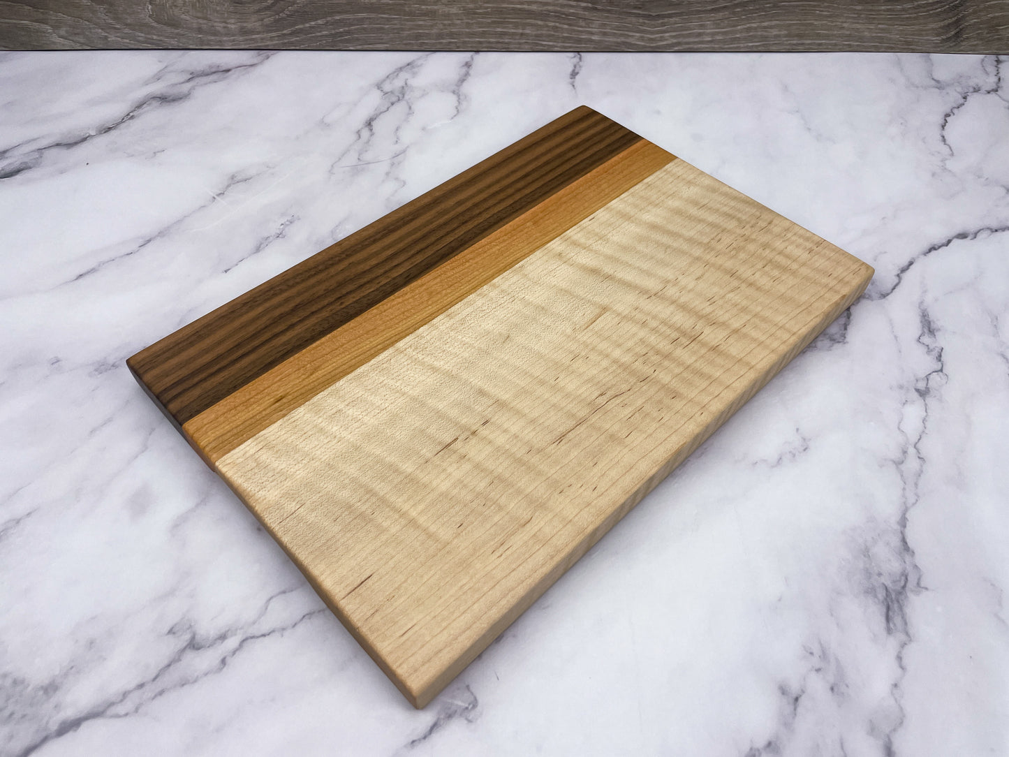 Curly Maple, Walnut, Cherry - Cutting Board (Everyday Series)