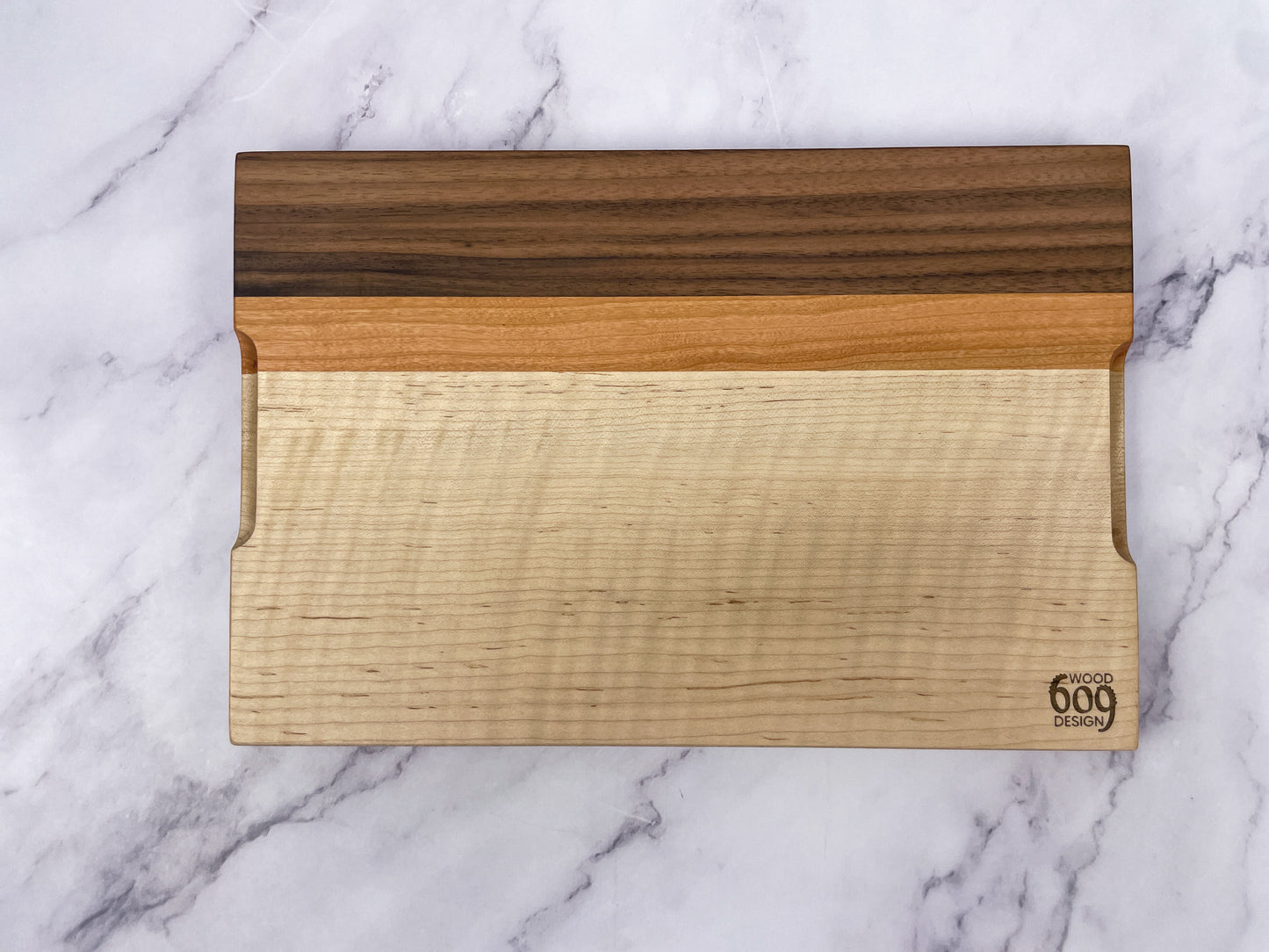 Curly Maple, Walnut, Cherry - Cutting Board (Everyday Series)