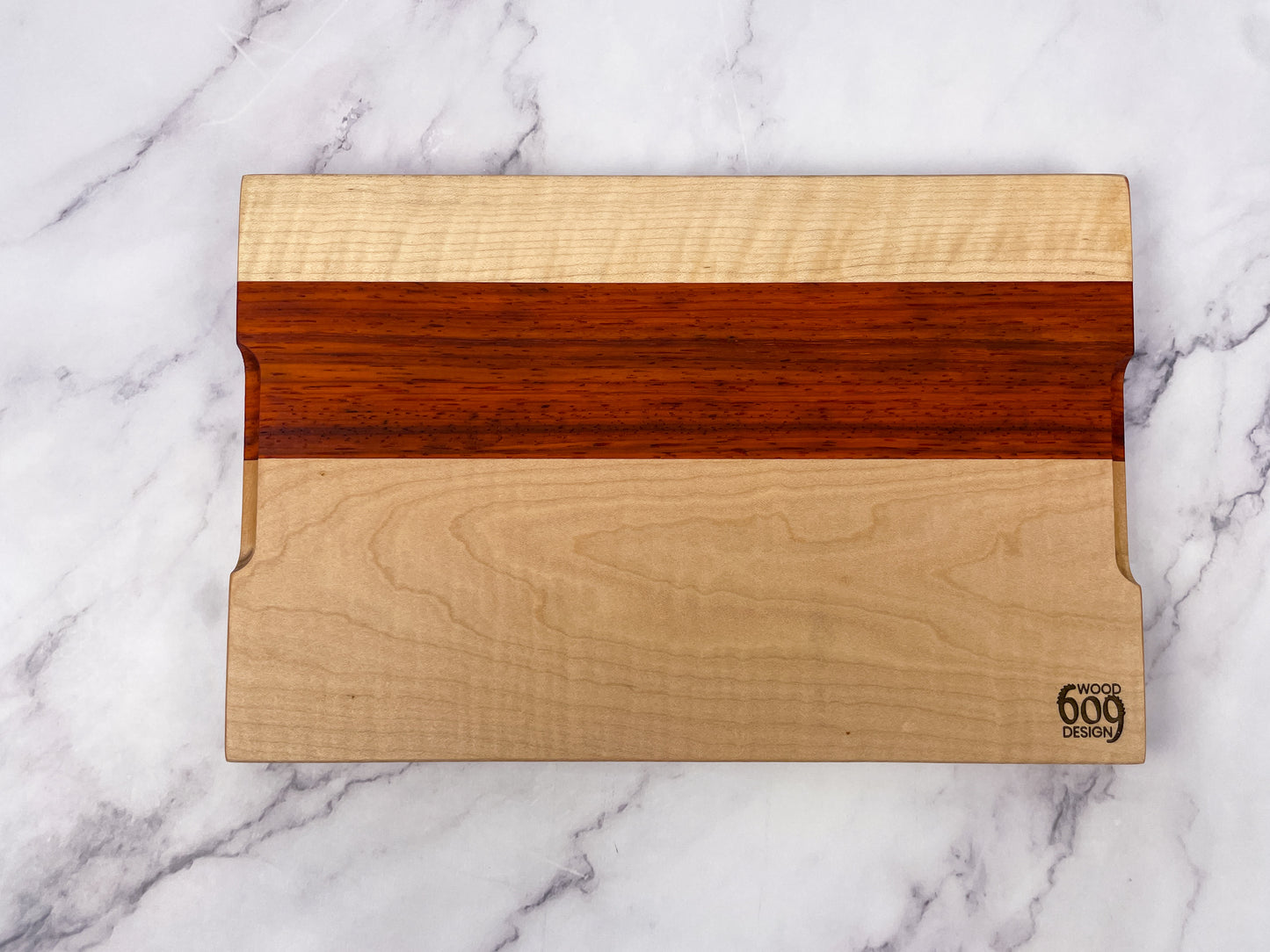 Curly Maple, Padauk - Cutting Board (Everyday Series)