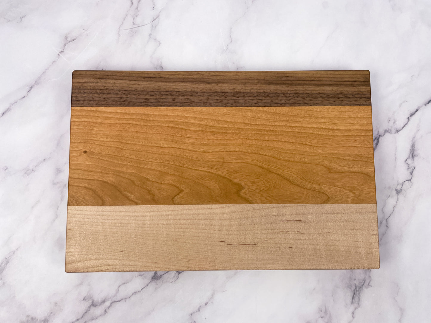 Cherry, Curly Maple, Walnut - Cutting Board (Everyday Series)
