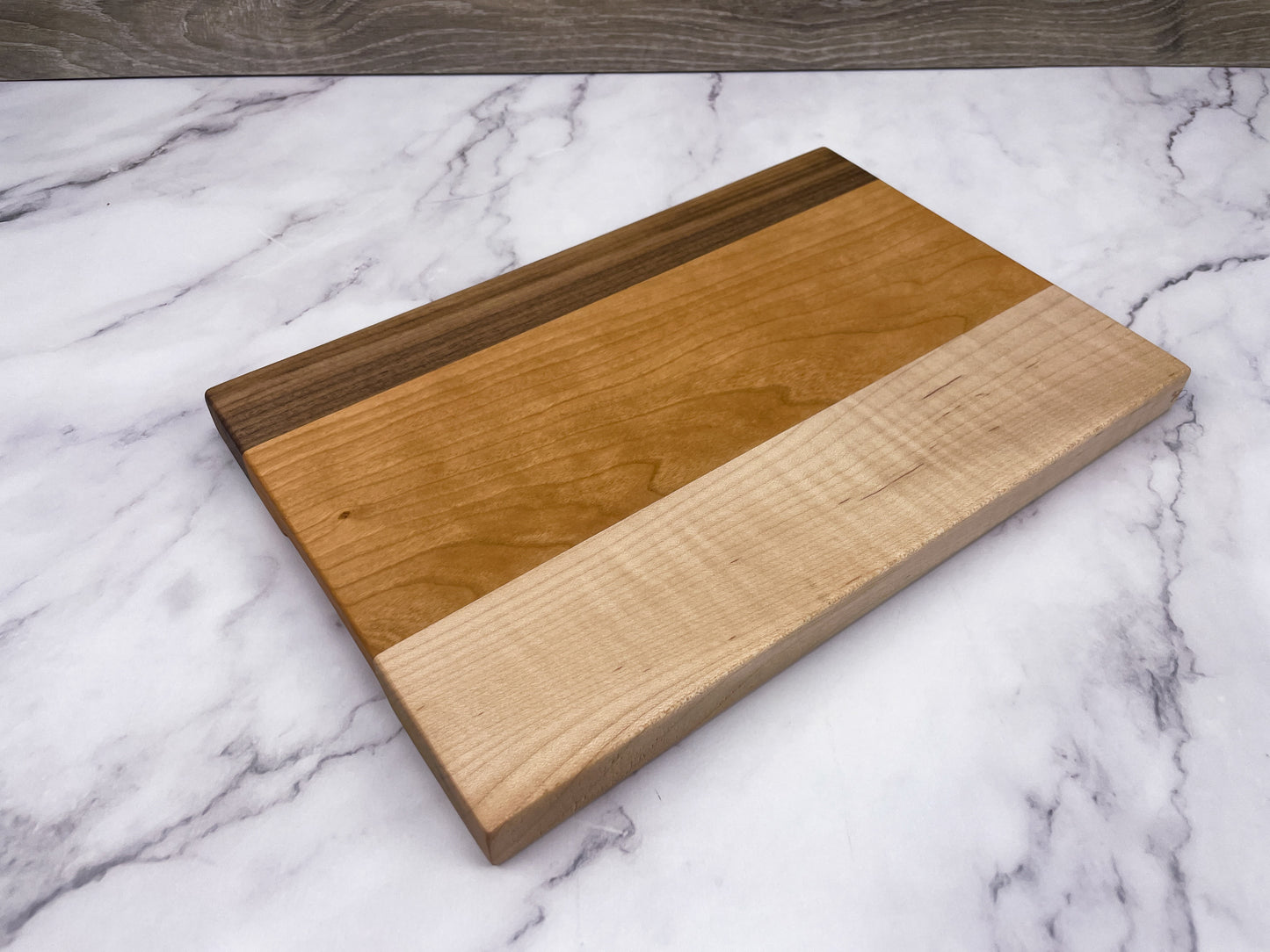 Cherry, Curly Maple, Walnut - Cutting Board (Everyday Series)