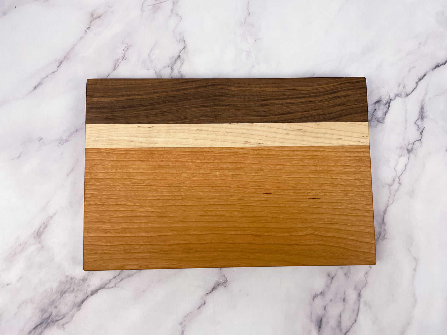 Cherry, Walnut, Curly Maple - Cutting Board (Everyday Series)