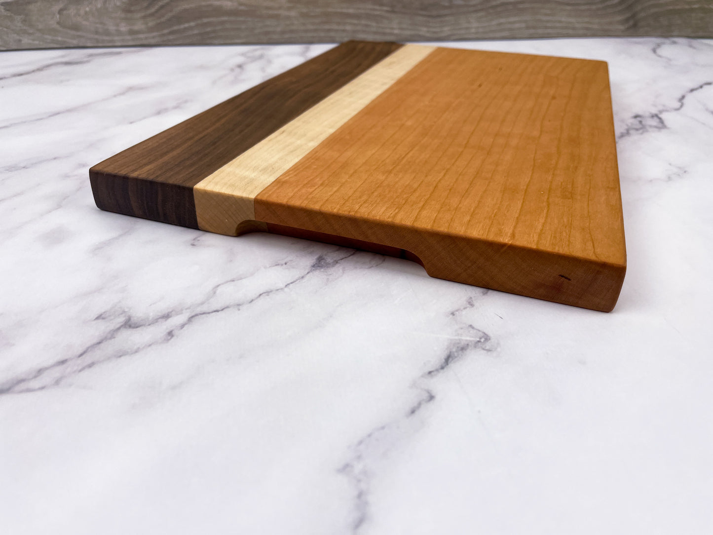 Cherry, Walnut, Curly Maple - Cutting Board (Everyday Series)