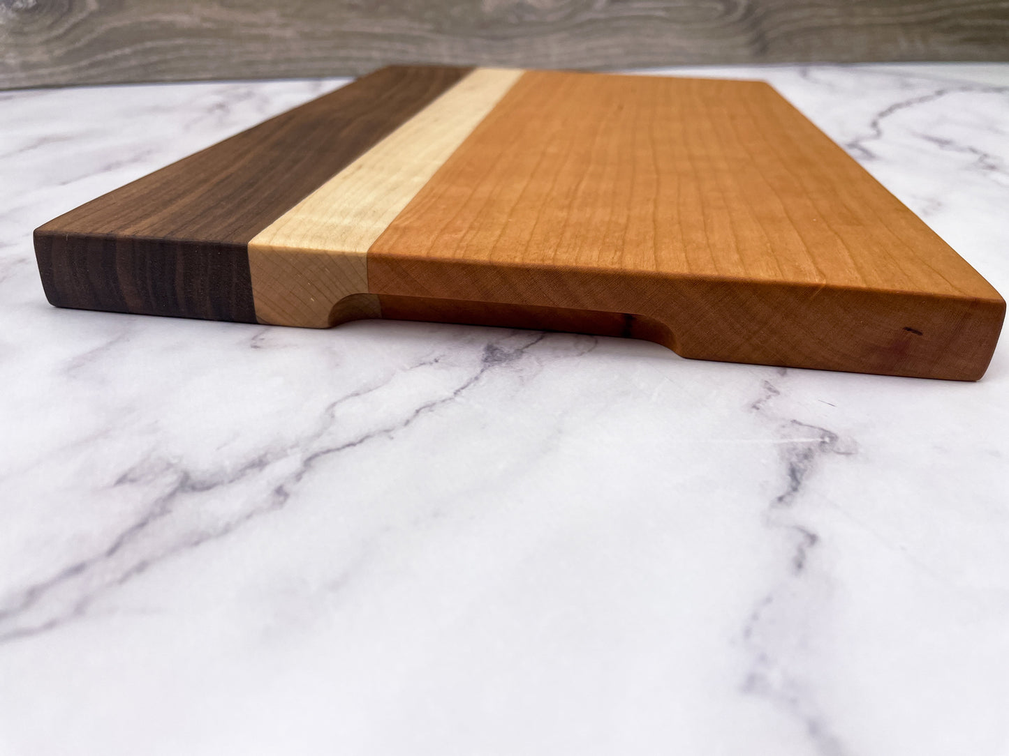Cherry, Walnut, Curly Maple - Cutting Board (Everyday Series)