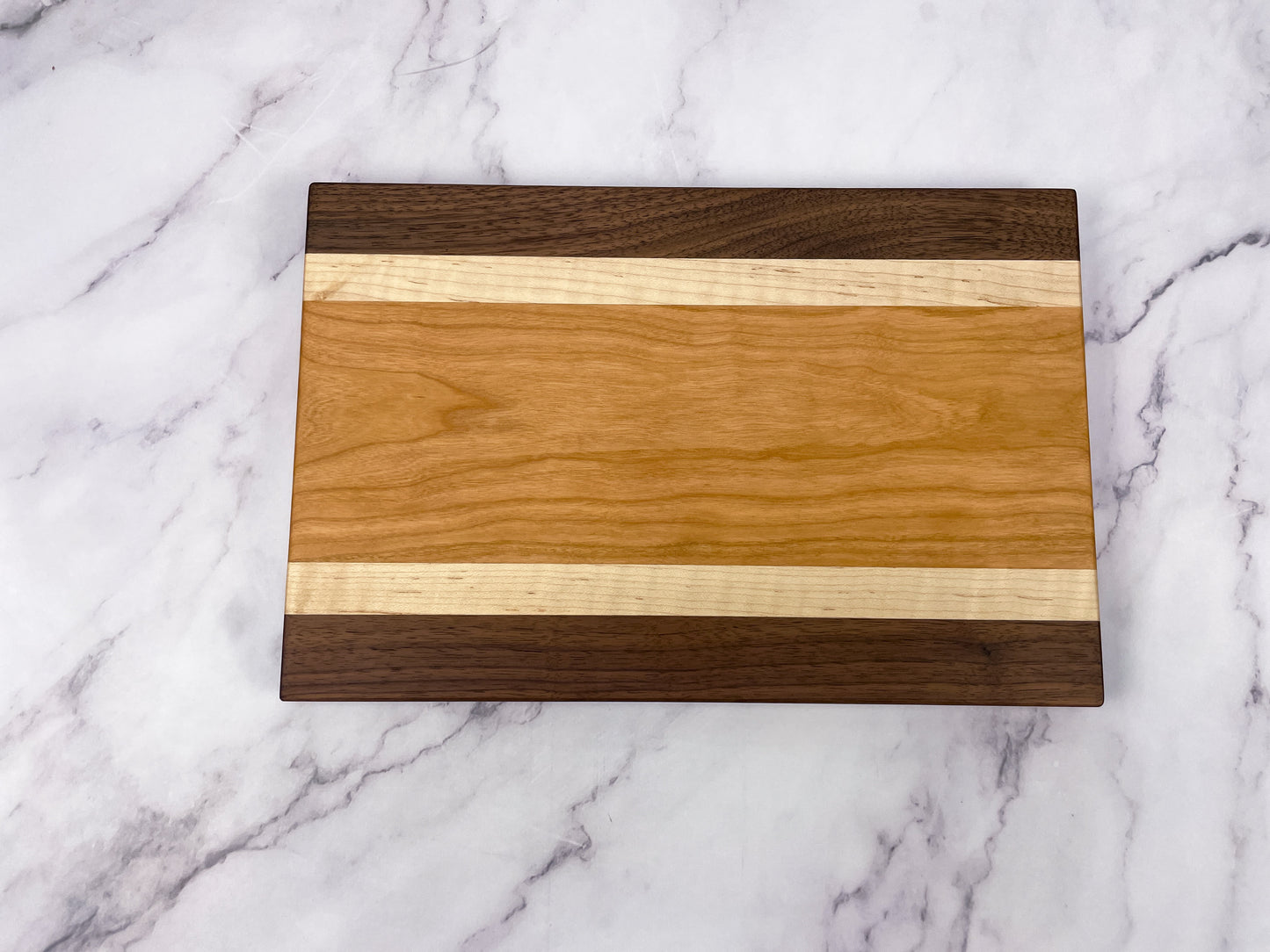 Cherry, Walnut, Curly Maple - Cutting Board (Everyday Series)