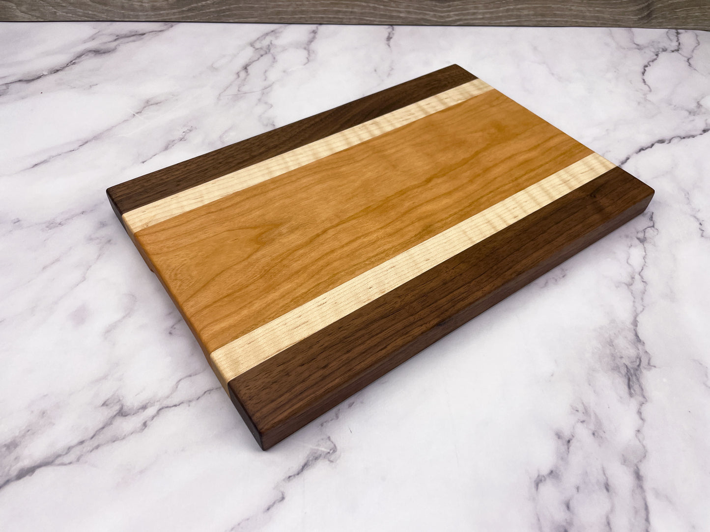 Cherry, Walnut, Curly Maple - Cutting Board (Everyday Series)