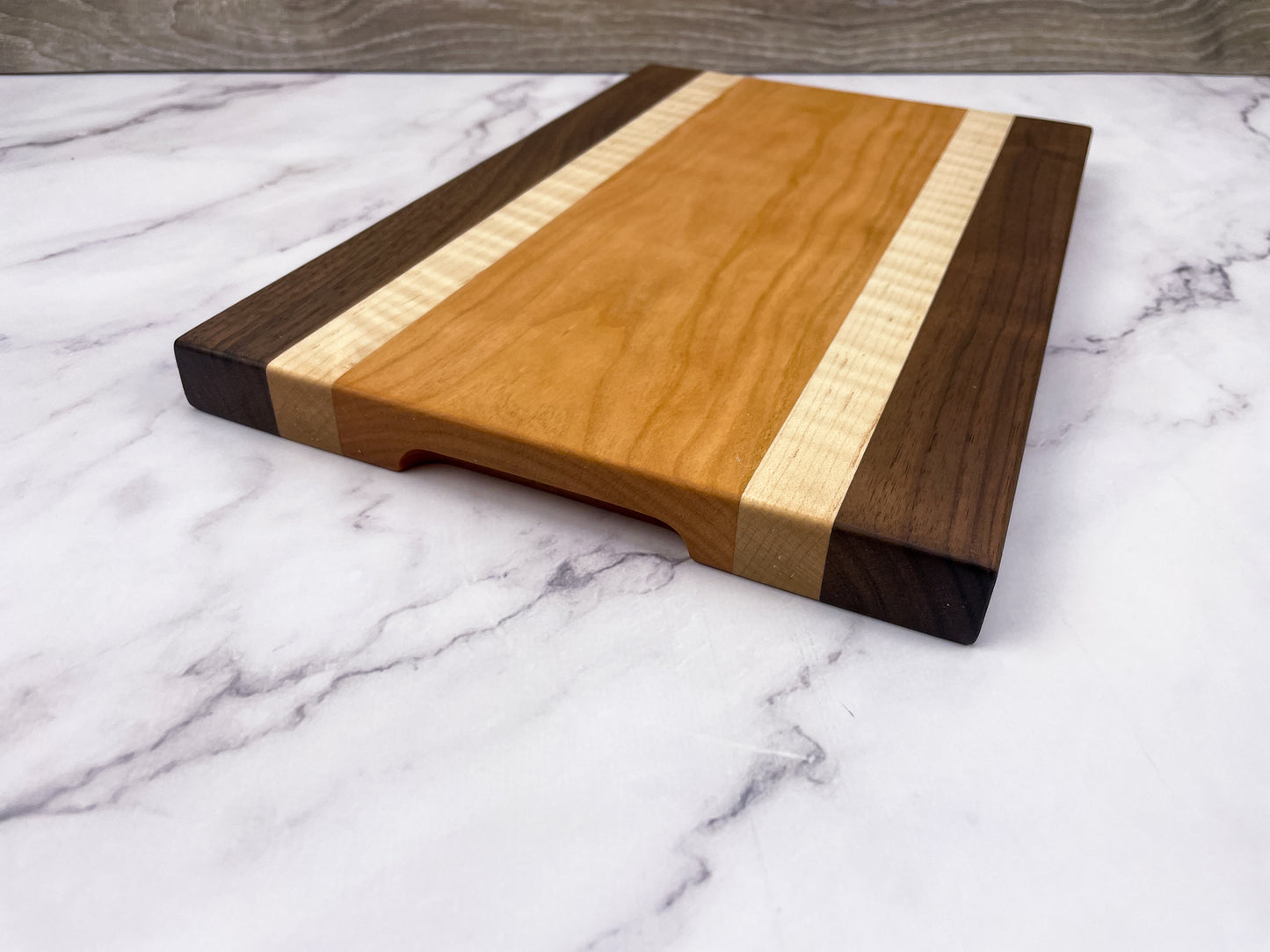 Cherry, Walnut, Curly Maple - Cutting Board (Everyday Series)