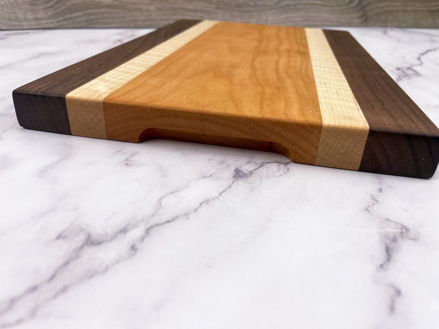 Cherry, Walnut, Curly Maple - Cutting Board (Everyday Series)