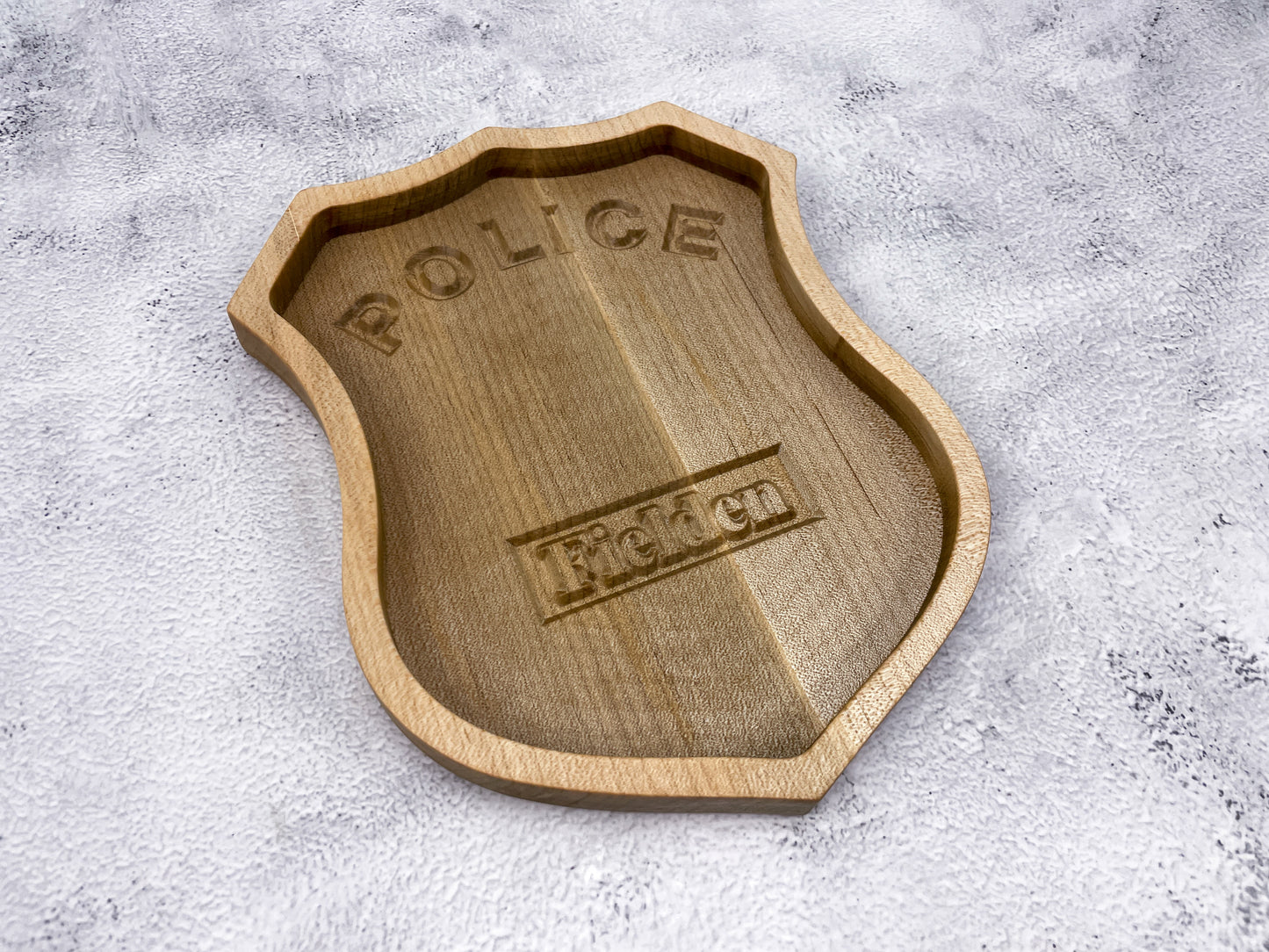 Police Badge Catch All Tray