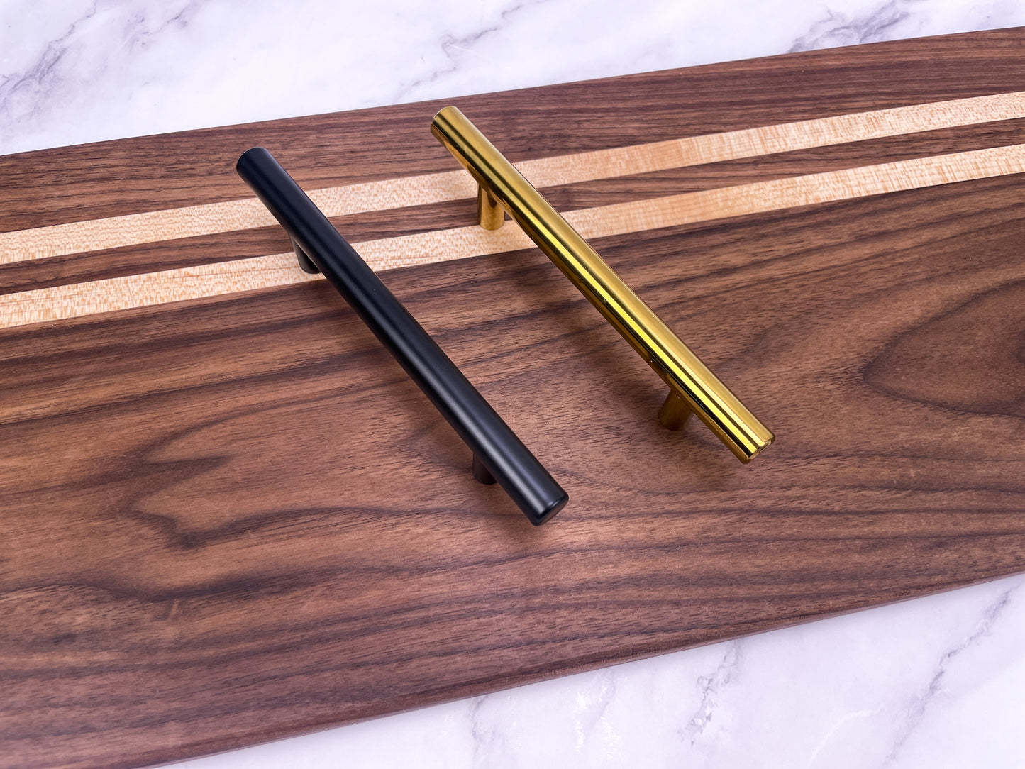 Modern Walnut and Maple Charcuterie Tray