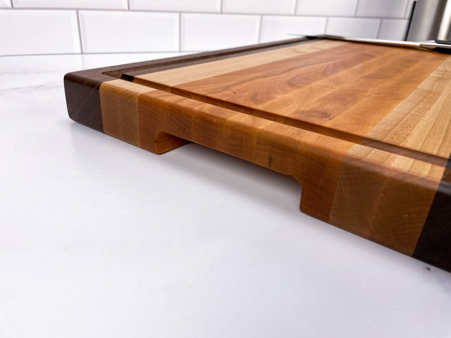 Cherry, Walnut and Maple - Cutting Board (Signature Series)