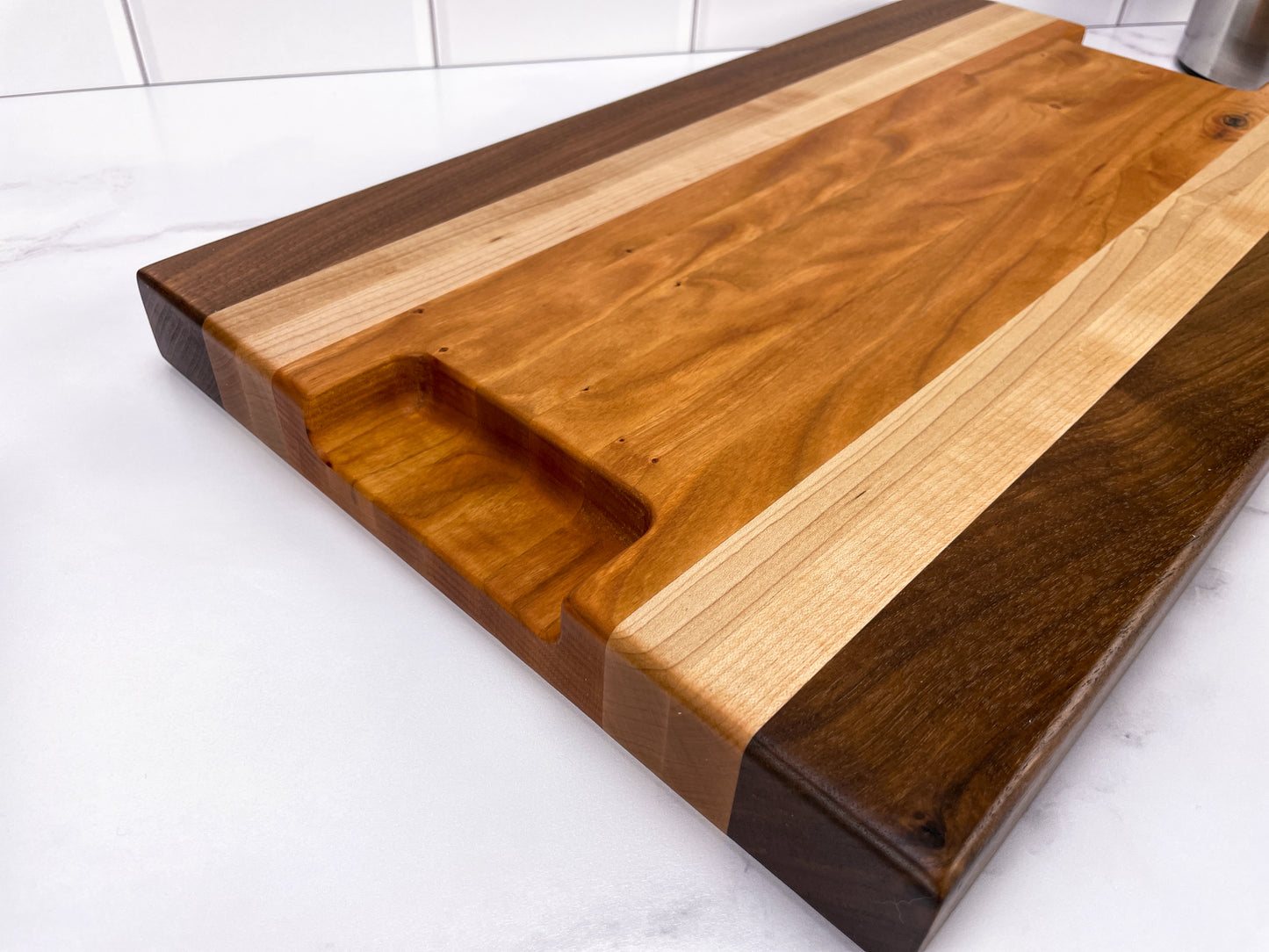 Cherry, Walnut and Maple - Cutting Board (Signature Series)