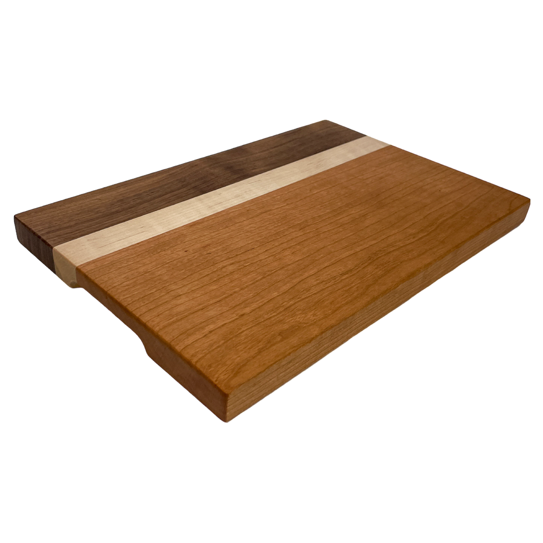 Cherry, Walnut, Curly Maple - Cutting Board (Everyday Series)
