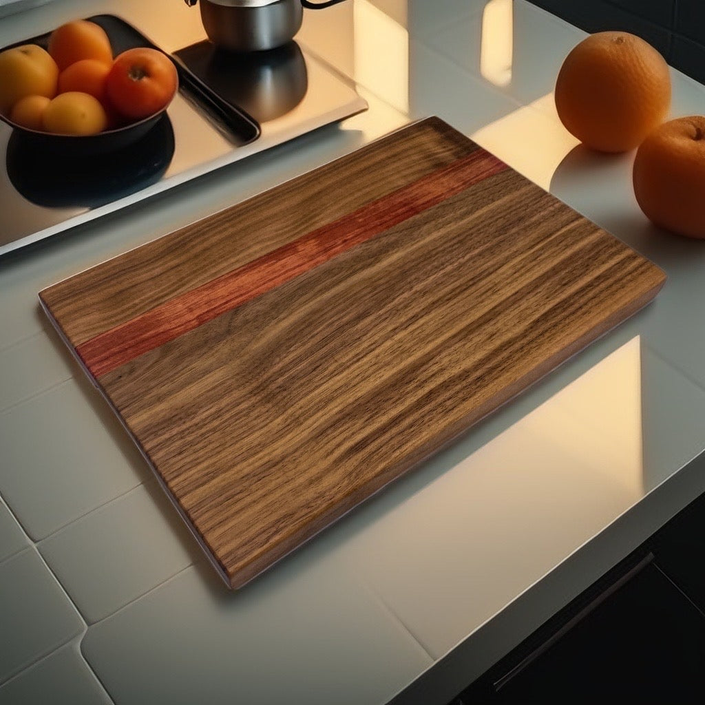 Walnut, Purpleheart - Cutting Board (Everyday Series)