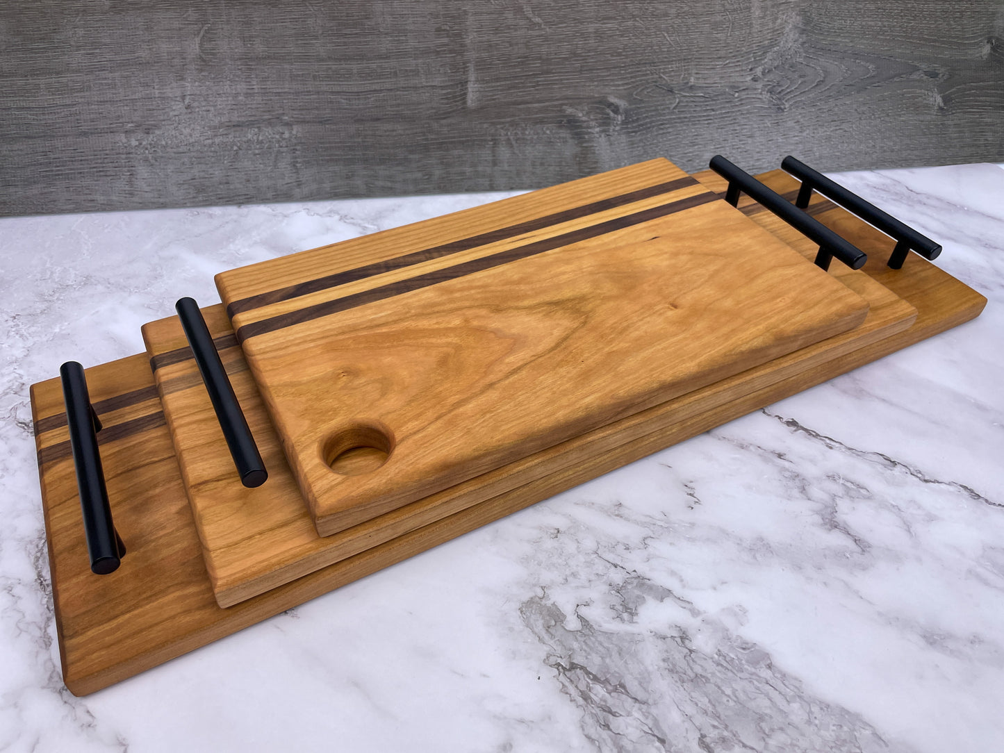 Cherry and Walnut Charcuterie Tray