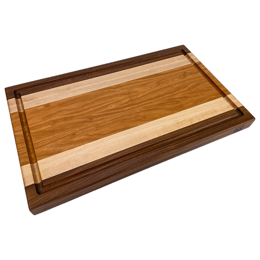 Cherry, Walnut and Maple - Cutting Board (Signature Series)