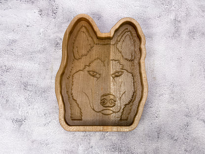 Siberian Husky Terrier Catch All Tray