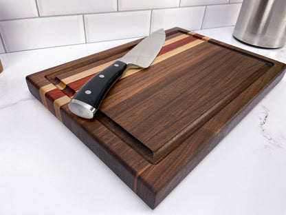 Walnut, Padauk, and Maple - Cutting Board (Signature Series)