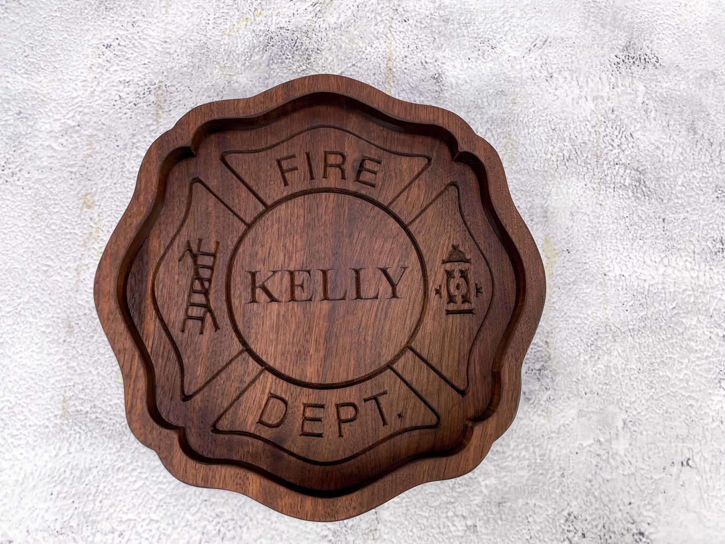 FireFighter Badge Catch All Tray