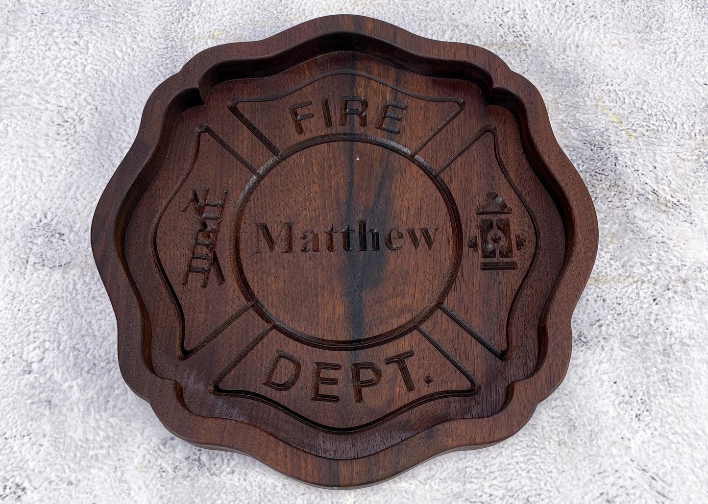 FireFighter Badge Catch All Tray