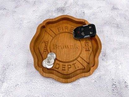 FireFighter Badge Catch All Tray