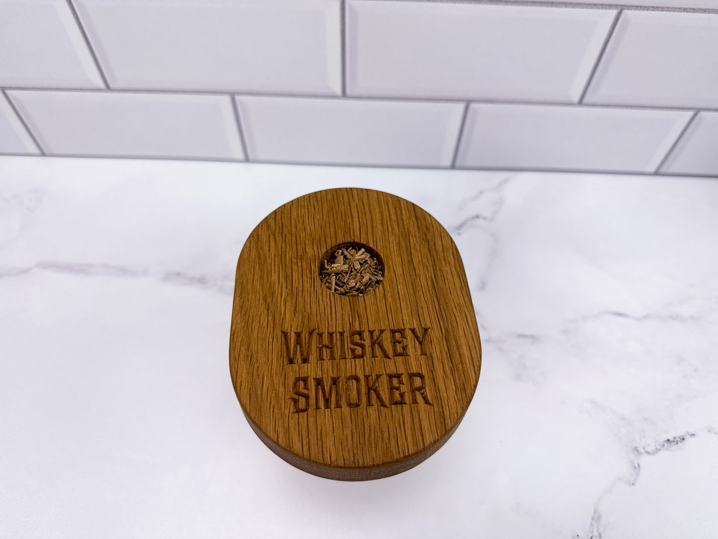 White Oak Whiskey Smoker