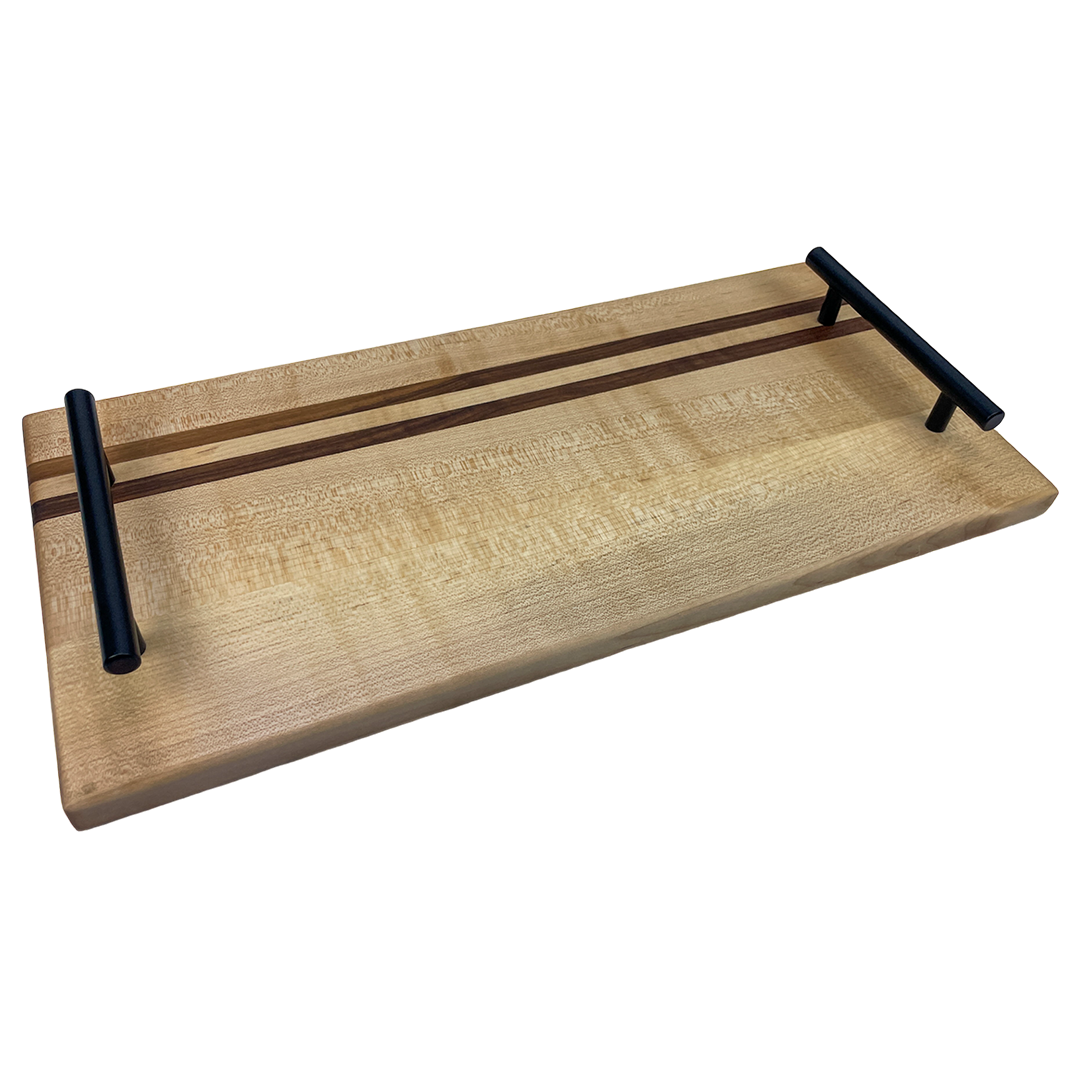 Modern Maple and Walnut Charcuterie Tray