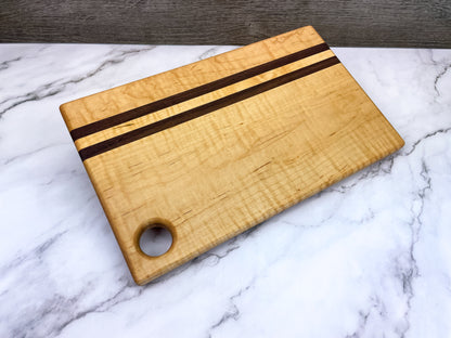 Modern Maple and Walnut Charcuterie Tray