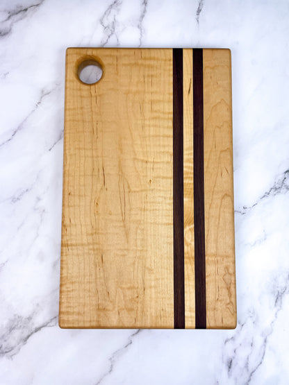 Modern Maple and Walnut Charcuterie Tray