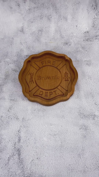 FireFighter Badge Catch All Tray