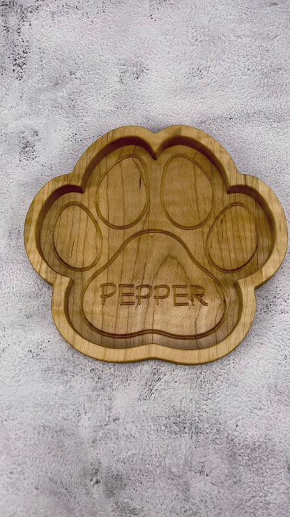 Paw Print Catch All Tray